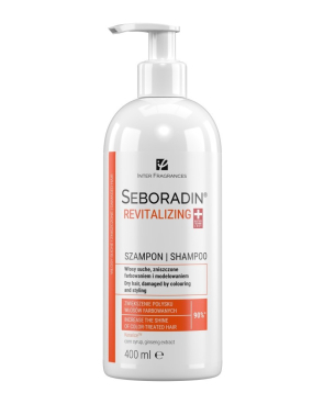Szampon Seboradin REGENERUJĄCY do włosów suchych, zniszczonych farbowaniem i modelowaniem 400 ml