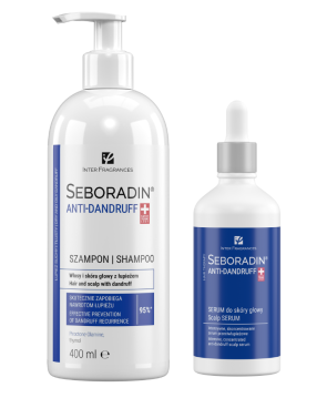 SET Seboradin ANTI-DANDRUFF shampoo 400 ml + serum 100 ml