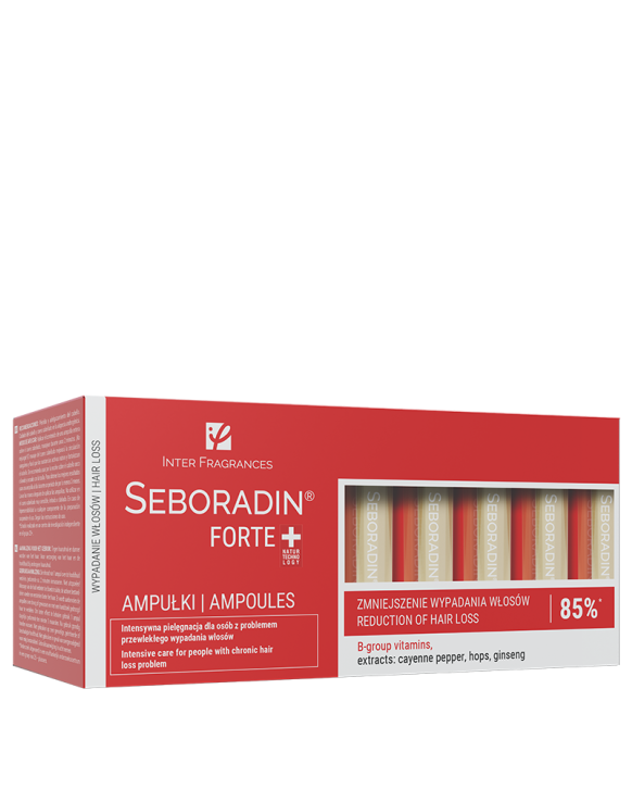 6-PACK Ampułki Seboradin FORTE Przeciw Wypadaniu Włosów 14 x 5,5 ml