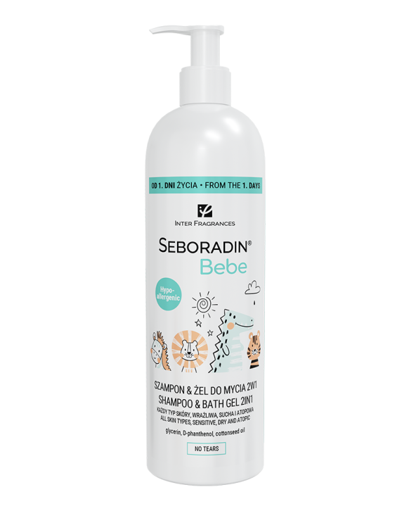 Szampon & żel do mycia 2 w 1 Seboradin BEBE 500 ml
