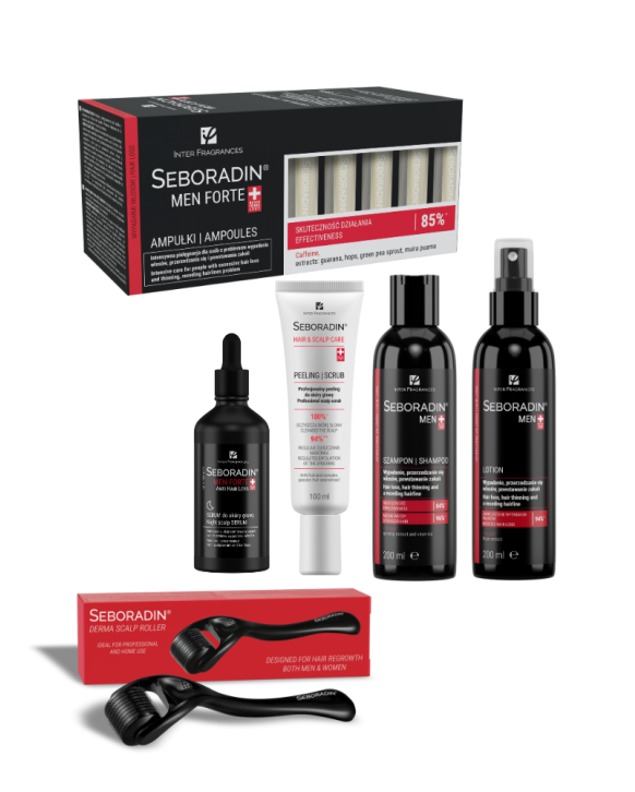 Zestaw Seboradin MEN przeciw wypadaniu włosów