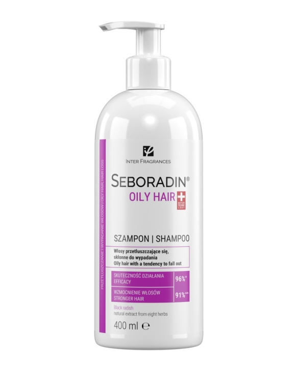 Szampon Seboradin OILY HAIR włosy przetłuszczające się i skłonne do wypadania 400 ml