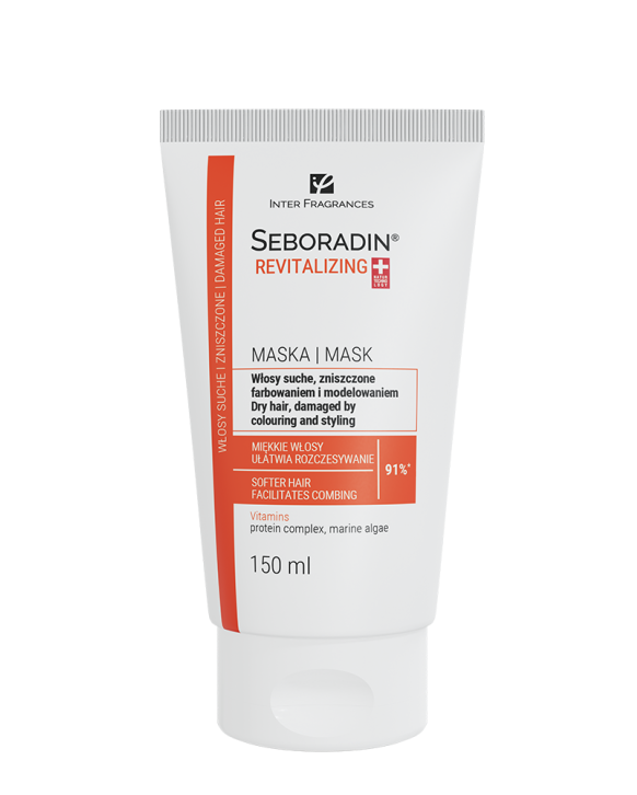 Maska Seboradin REGENERUJĄCA do włosów suchych, zniszczonych farbowaniem i modelowaniem 150 ml