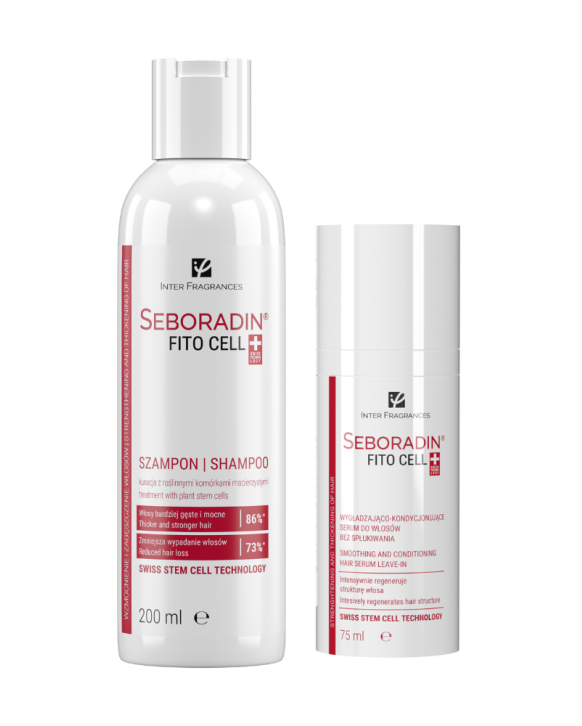 Zestaw Seboradin FITO CELL szampon 200 ml + wygładzające serum 75 ml