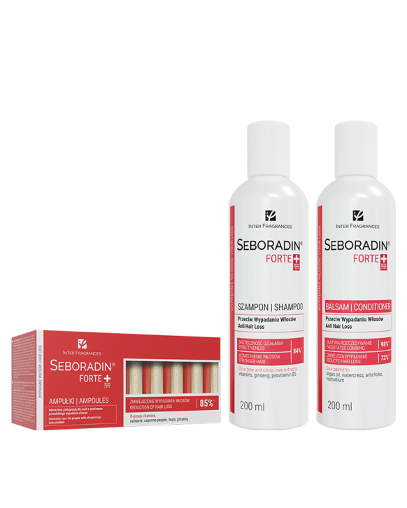 Zestaw Seboradin FORTE PREMIUM - 90 dni