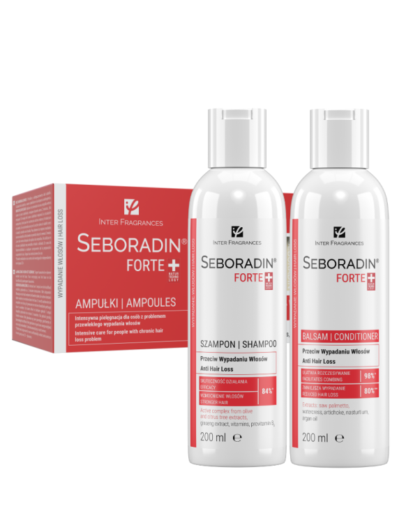 Set Seboradin FORTE PREMIUM - 90 days of intensive treatment