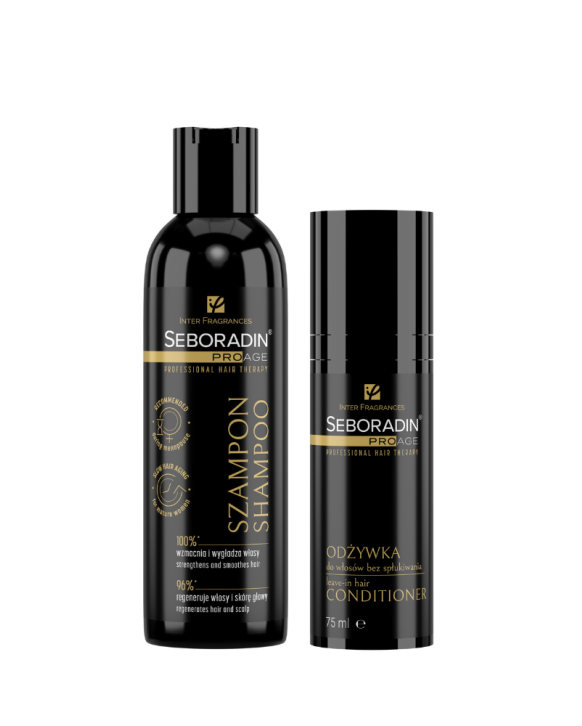 Set Seboradin PRO AGE shampoo + leave-in hair conditioner