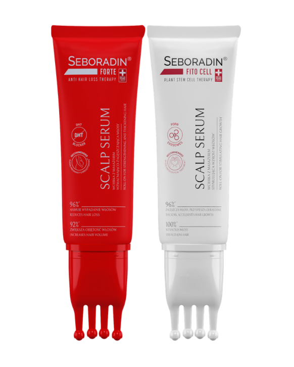 Seboradin FORTE and FITO CELL roll-on scalp serum set