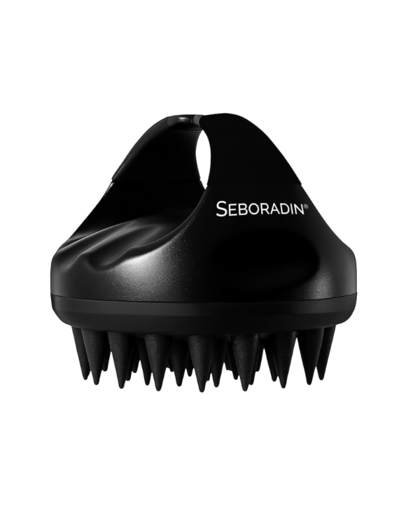Czarny masażer do skóry głowy Seboradin