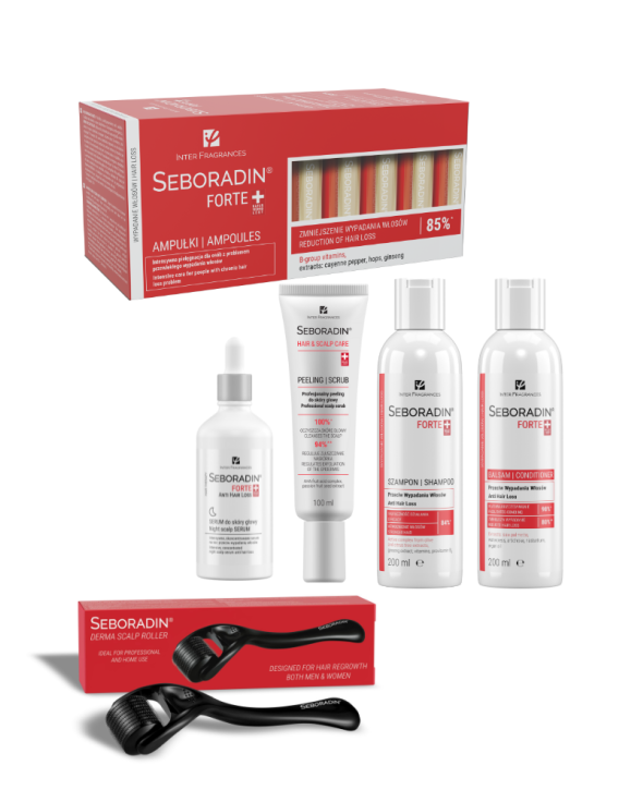 Zestaw Seboradin FORTE przeciw wypadaniu włosów