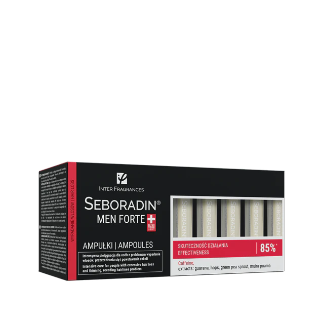 6-PACK Ampułki Seboradin MEN FORTE Przeciw Wypadaniu Włosów